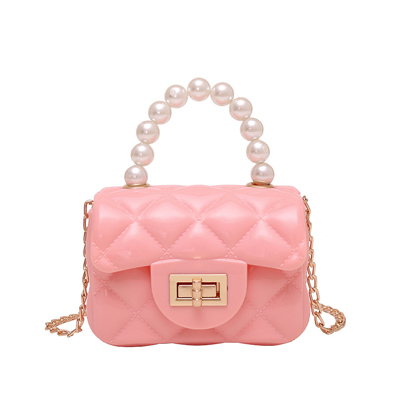 Jelly bag 2023 new bags ladies bag foreign trade wholesale fashion chain bag Pearl handbag small bag