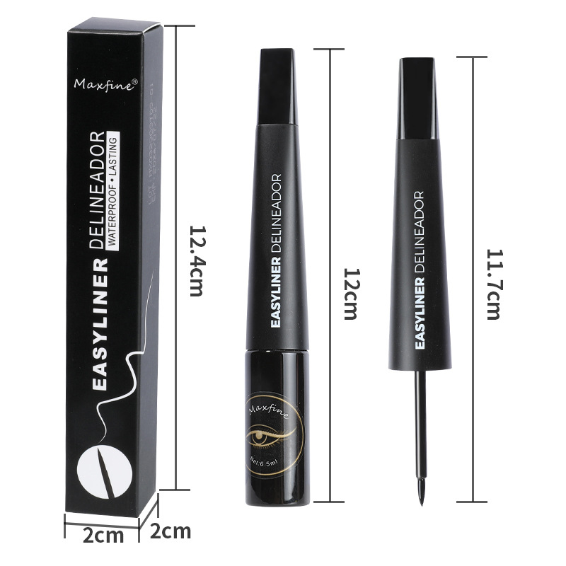Cross-border makeup MAXFINE touch eyeliner pen suit wholesale waterproof oil-proof non-smudging genuine goods extremely fine