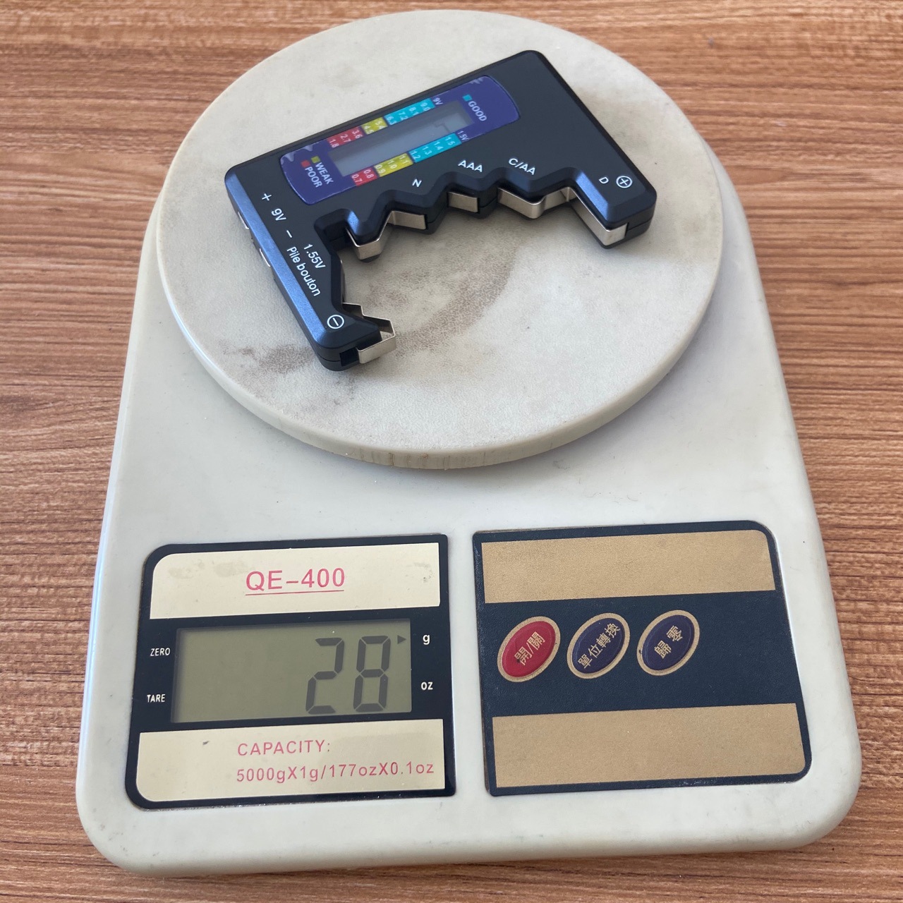 LCD Display Dry Battery Detector 1.5V/9V Battery Power Detector Battery Detector