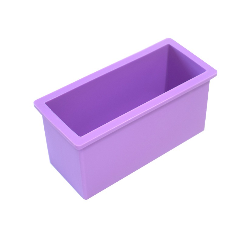 diy handmade soap silicone mold cold soap mold with cover toast silicone mold 600g1100g toast