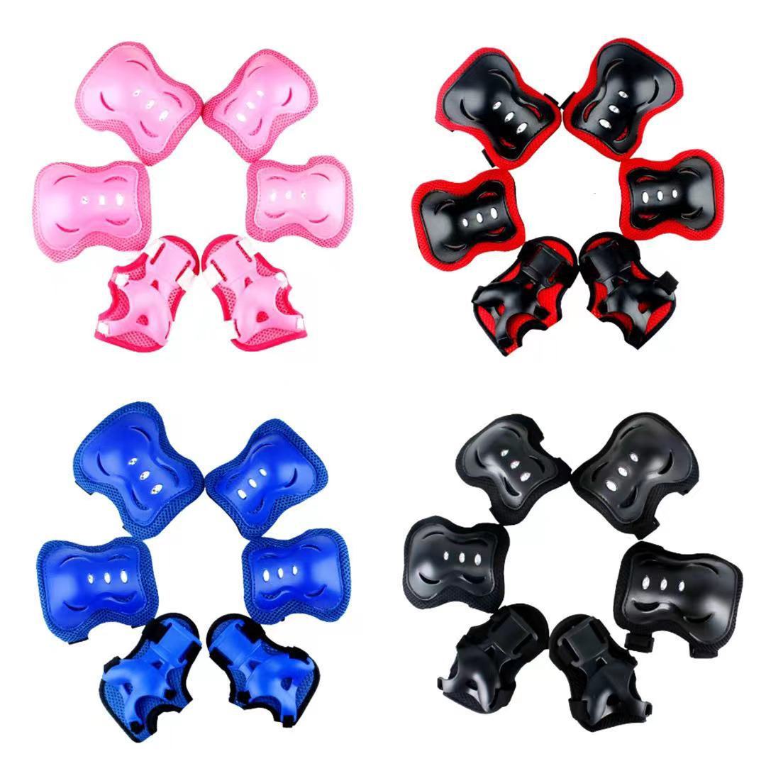 Children's roller skate protective gear roller skates protective gear six-piece wholesale knee pad