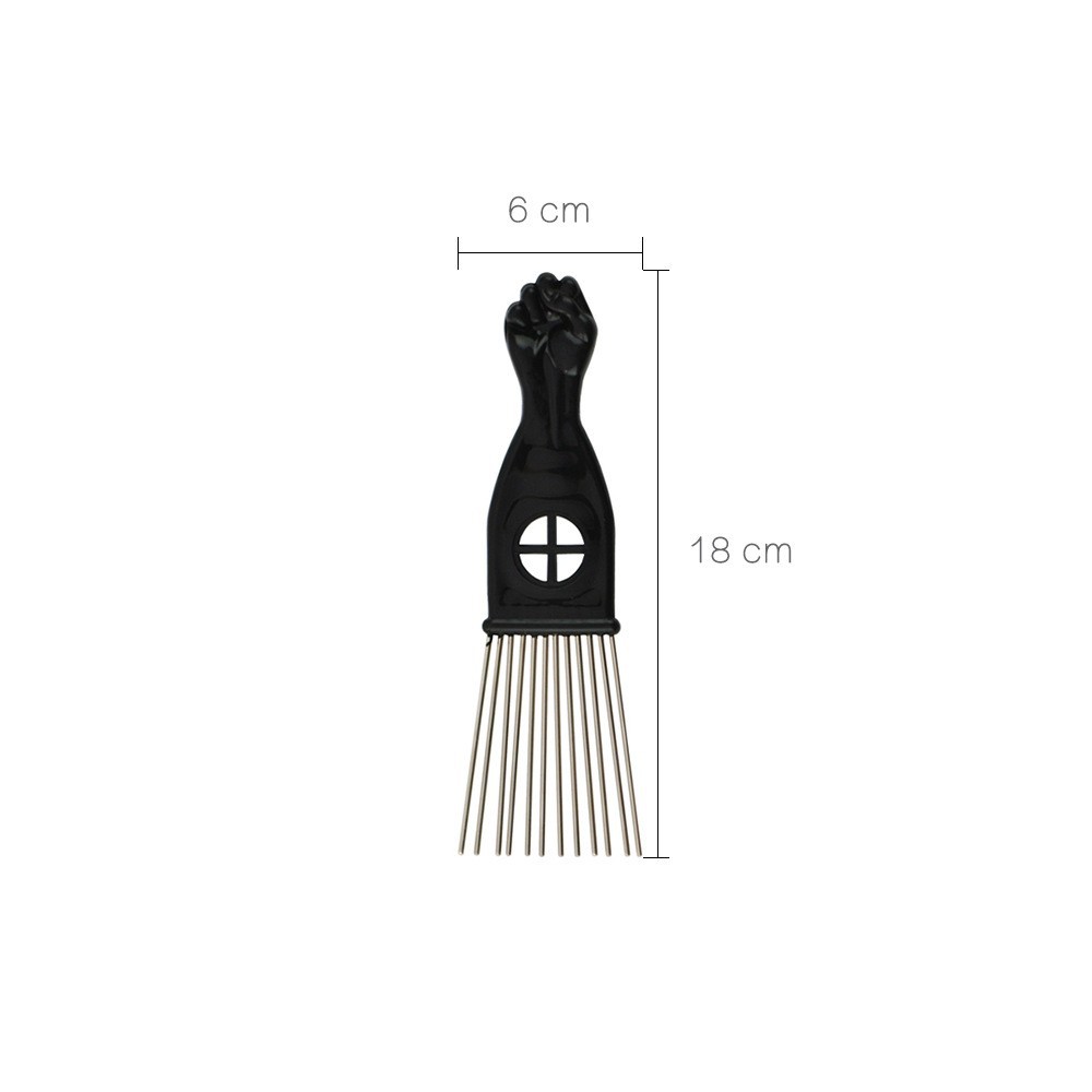 Steel needle comb handle window square haircut large back head oil Head Modeling hairdressing special hair comb 50091 in stock