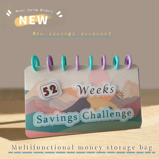 Amazon hot selling 52 Week Savings Challenge 52 weeks saving Challenge saving notebook