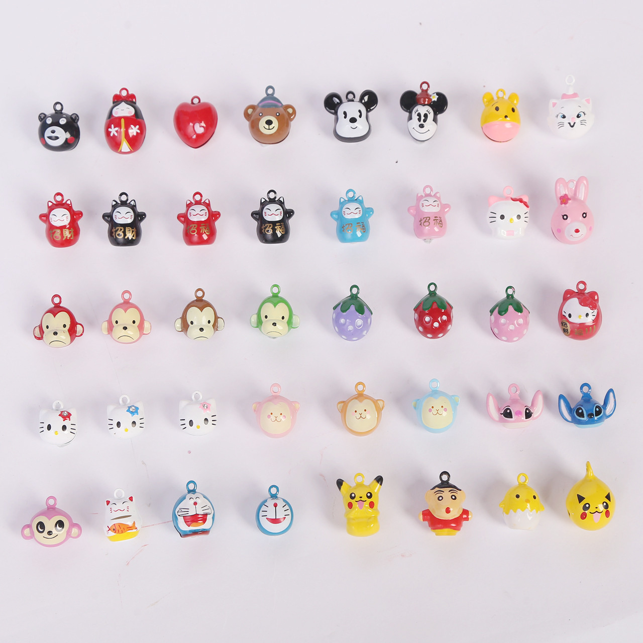 Cute Cartoon Animal Pet Christmas Bell Puppy Dog Bell Dog Necklace Strawberry Pet Supplies diy Accessories