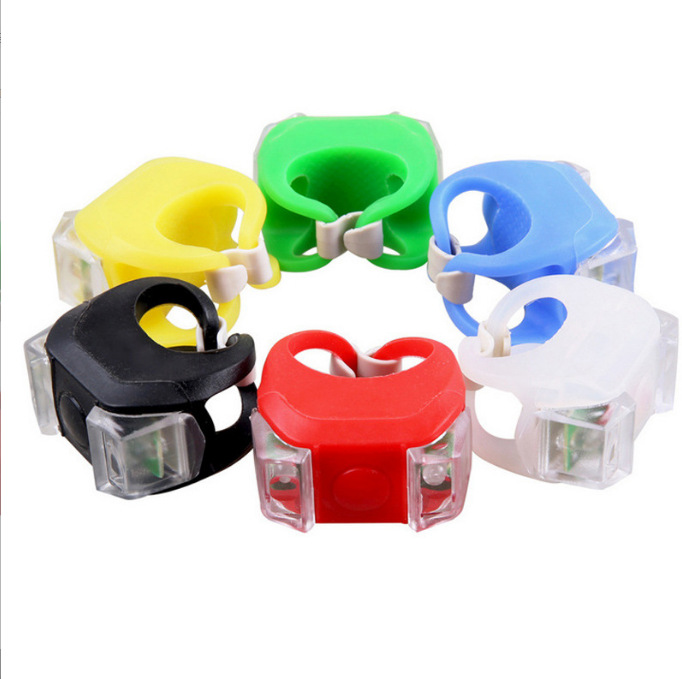 Bicycle Riding Equipment Accessories Six Generation Frog Light Silicone Light Mountain Bike led Tail Light opp Pack