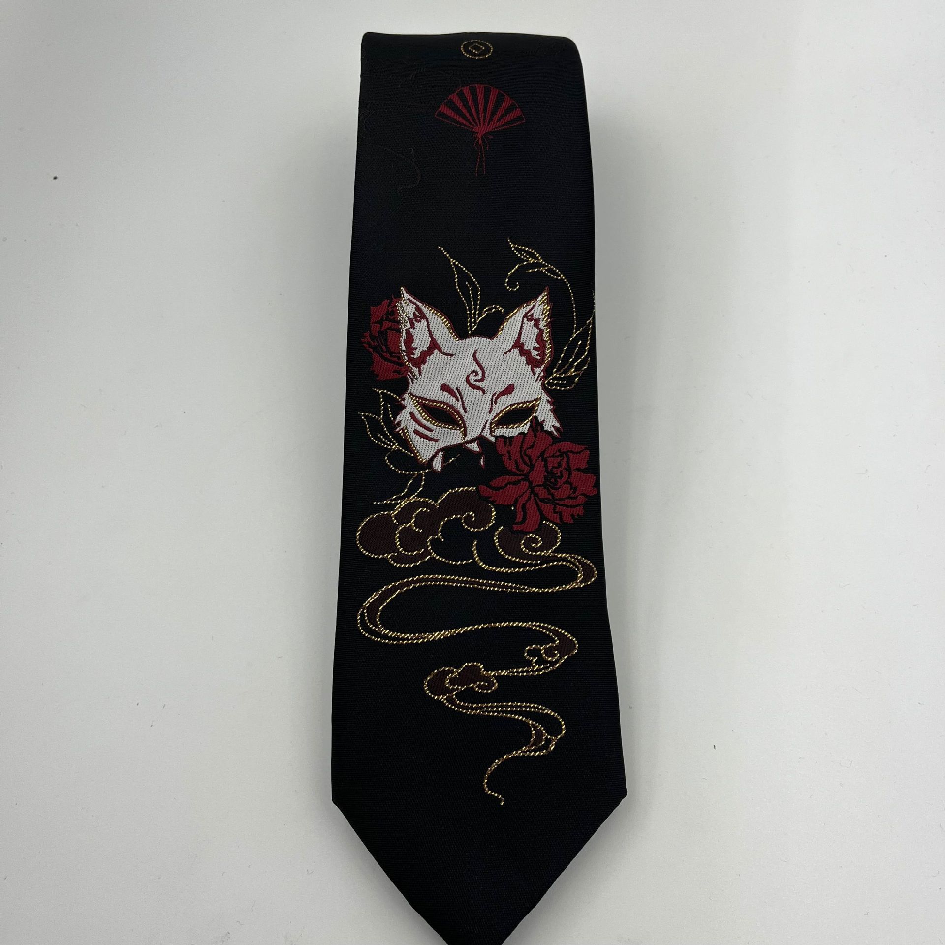Second-dimensional Japanese Nine-tailed Fox Tie JKDK Uniform Shirt Hand-matched All-match Fashion Nine-tailed Fox Fairy Tie
