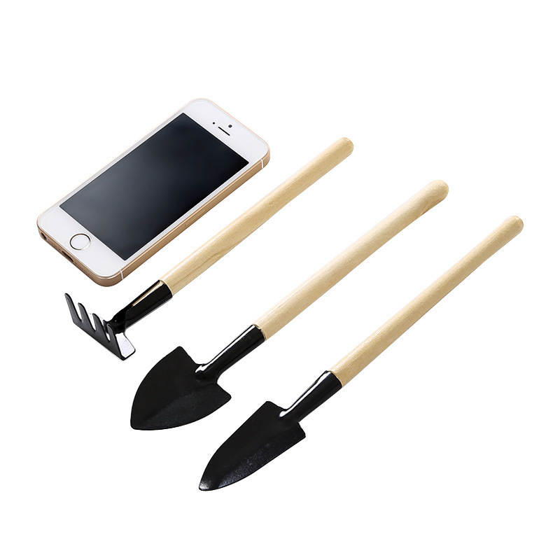 Potted Small Shovel Planting Flower Cultivation Gardening Tools Planting Fleshy Tool Set Mini Three-piece Household Shovel