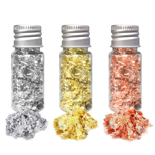 Bottled Gold Foil Paper New Multifunctional Decorative Gold Foil Paper Home Decoration Nail Art Broken Gold Foil