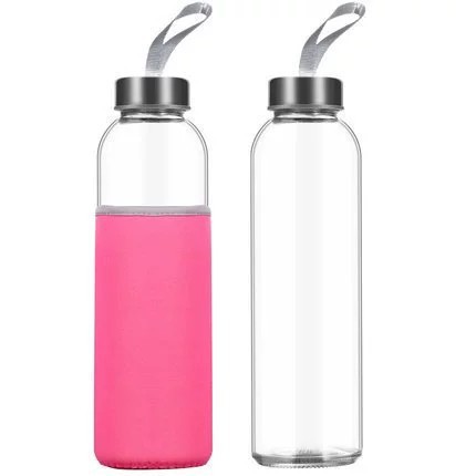 Foreign trade new high temperature fashion single glass outdoor sports Cup creative large capacity glass bottle gift