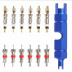 11-piece French valve core