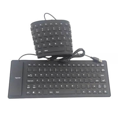 85 key silicone soft keyboard wholesale waterproof dustproof mute folding gaming office silent keyboard