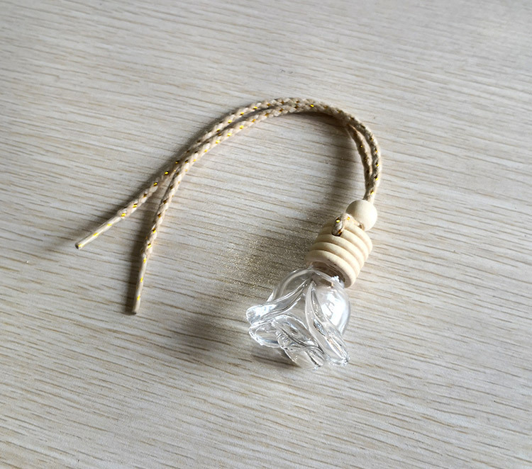 Bouteille de parfum de voiture, bouteille d'aromathérapie de voiture vide, pendentif de voiture créatif, pendentif de parfum suspendu, pendentif d'huile essentielle de voiture_voghion.com