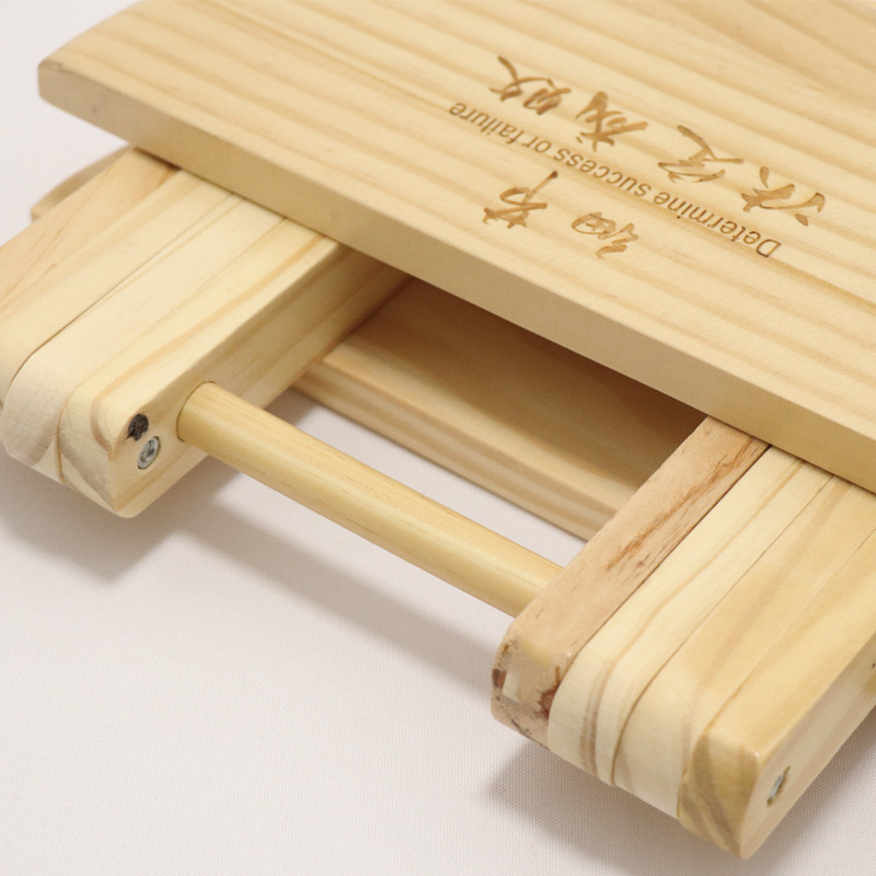 Solid Wood round folding stool living room home shoe stool tiptoe stool outdoor Mazar stool factory direct wholesale