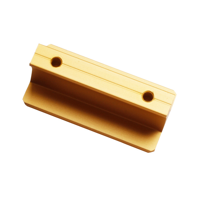 Light Luxury Aluminum Alloy Cabinet Bedside Table Handles Rectangular Simple Hardware Furniture Accessories Square Handles Drawer