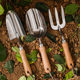 Gardening Tools suit Cross-border Explosions Stainless Steel Small Shovel Garden Supplies Amazon Gardening Tools Three-piece Set