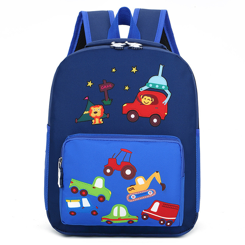 新款卡通幼儿园书包儿童玩具车跨境幼儿园双肩包一年级背包
