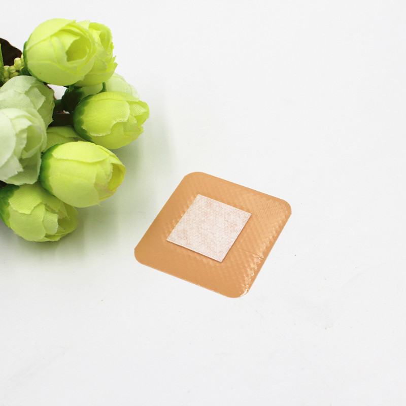 Factory wholesale skin color Square Band-Aid disposable protective PE band-aid microporous breathable paste 38*38mm