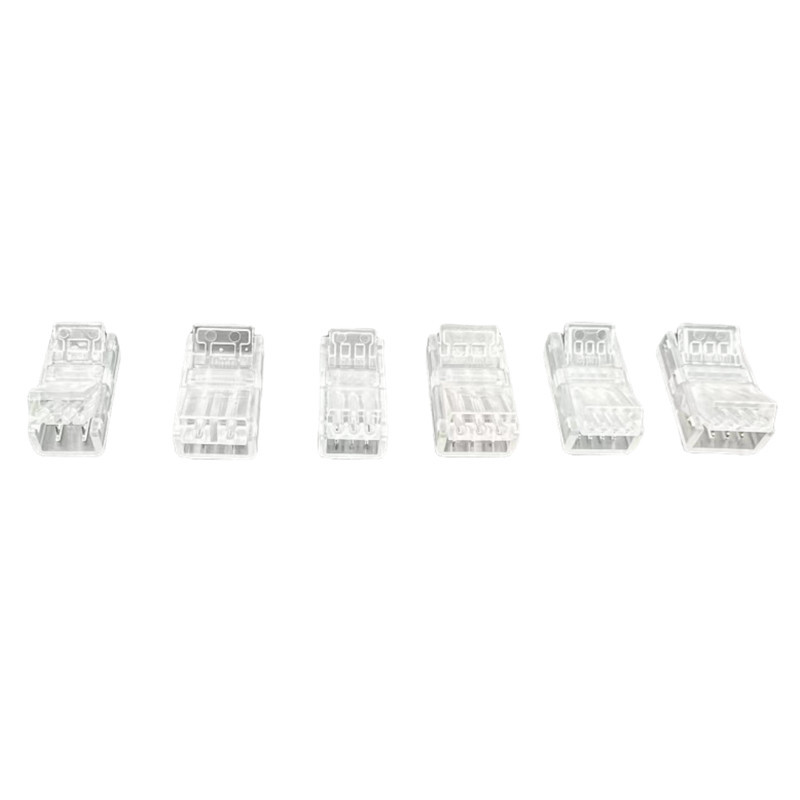 LED soft lamp with crystal buckle connector 5050RGB bare board glue dripping lamp with transparent and no dark area