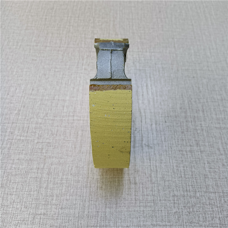Electric car front brake pad small drum brake TB50 brake shoe block 80 type drum brake pad Mulan 50 soft leather blue leather