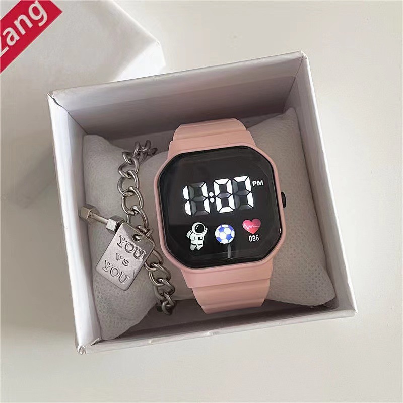 Science and technology watch women ins high color value Student Party simple fashion niche unicorn waterproof electronic watch wholesale