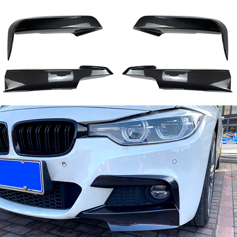 M パックフロントバンパー修正 Bmw 3 シリーズ F30 320i 325i 2013-2019 フォグライト風ナイフ角度トリム|undefined