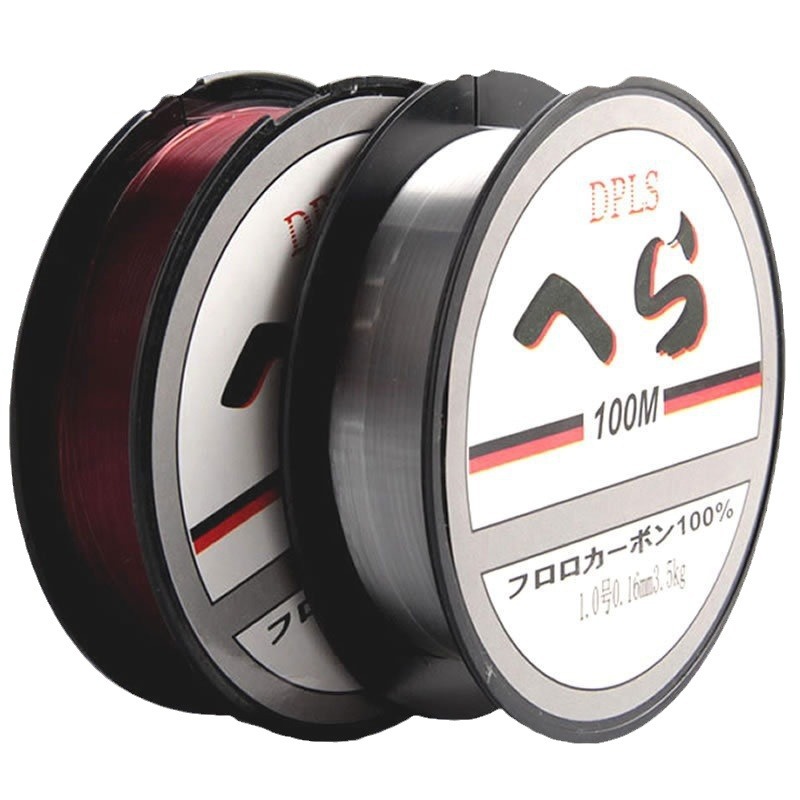 Fishing line 100 meters nylon line main line sub-line transparent line red wholesale beading line fishing line 100 meters fishing line
