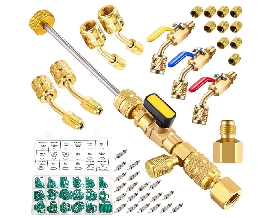 R410 R22 household air conditioner valve core disassembly kit does not leak refrigerant valve core loading and unloading tool