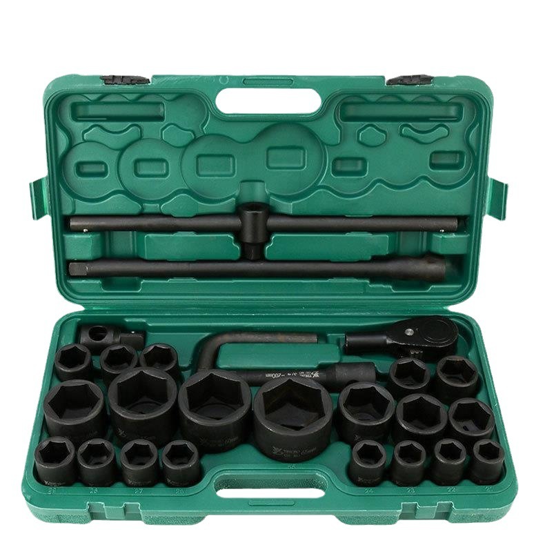 21点セット3/4重型風砲スリーブセット重型六角スリーブ十二花スリーブレンチ汽修具|undefined