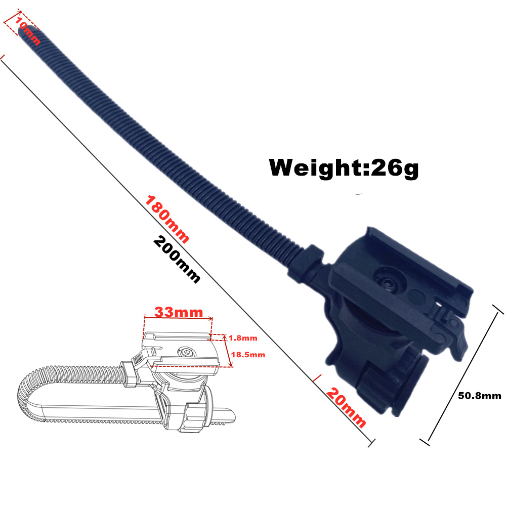 Applicable to Enfitnix heroic navii 800 500 lamp front lamp holder Road/mountain bike special-shaped round tube