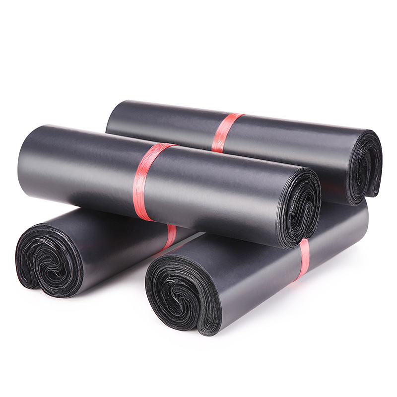Baizun logistics packaging gray black packaging bag waterproof thick packing bag express bag 28*42 factory wholesale