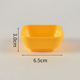 6.5cm yellow square bowl