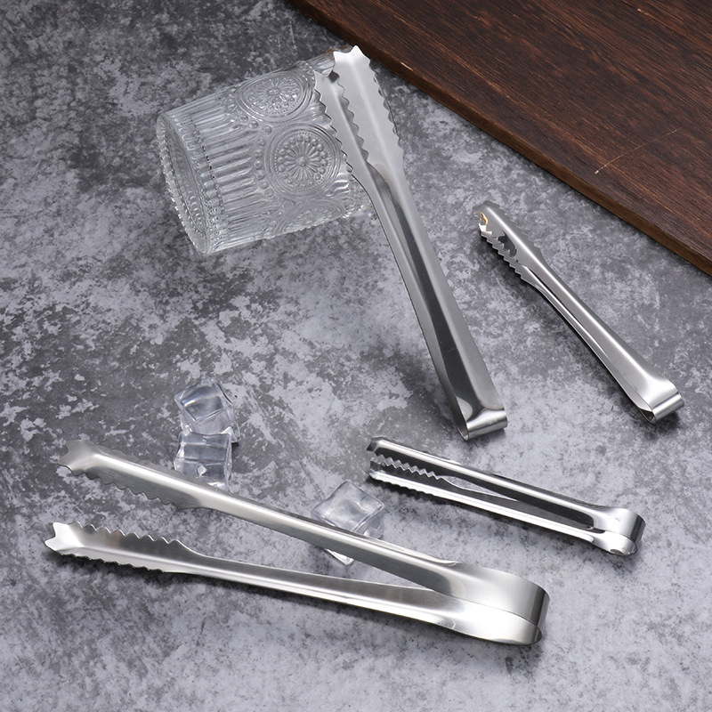 Factory wholesale ice bucket clip ice clip bar ice clip sugar clip mini food clip stainless steel ice clip