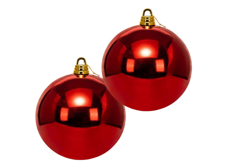 Large Christmas ball diameter 2CM-30CM40CM50CM60CM electroplating ball bright ball matt decorative ball wave ball