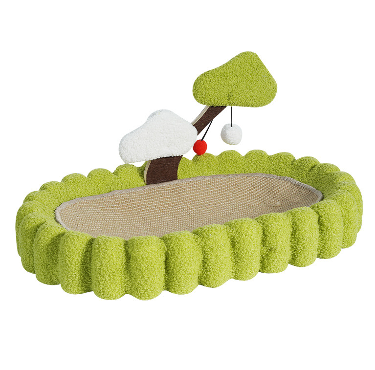 Cash Tree Cat Scratch Basin Конопляный коврик Мультфильм Устойчивый к царапинам Износостойкий бассейн для кошек с царапинами Маленькая свежая и простая игрушка для кошек