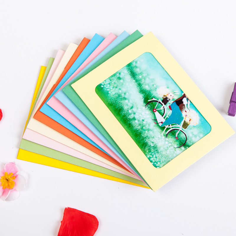 Hanging paper photo frame 34578 inch literary small fresh photo wall home dormitory decoration wall diy picture frame spot