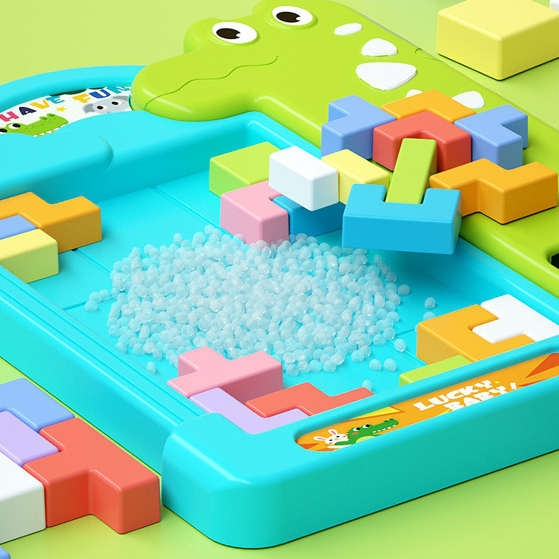 Tetris Building Block Jigsaw Puzzle Toy Children Aged 3 to 6 Thinking Training Boys and Girls Jigsaw Puzzle
