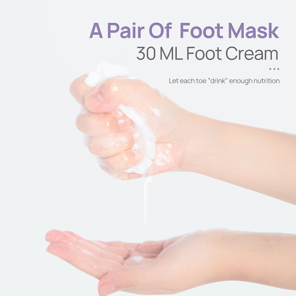 LANBENA FOOT PEEL MASK Blue Beina original FOOT MASK FOOT MASK 1 pair (new packaging) LB0250