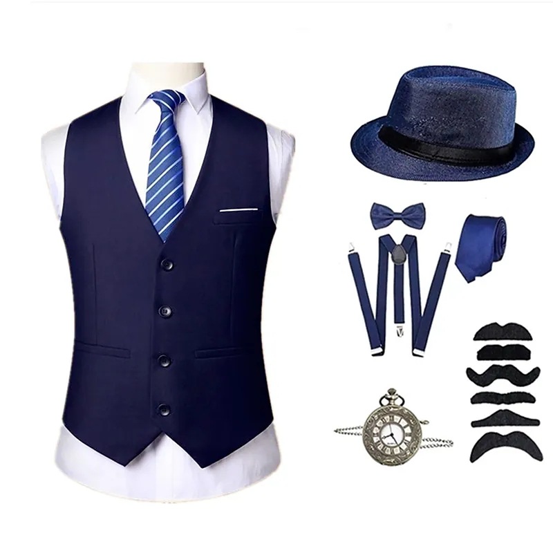 Foreign trade hot 1920s Gatsby party suit Carnival vest Annual Meeting stage performance singer hip hop
