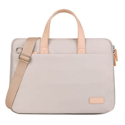 Light Macaron Laptop Shoulder Bag Girl's Portable Flat Inner Bag 14/15 