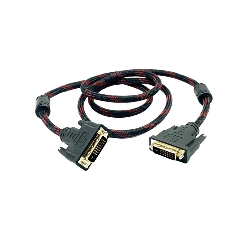 dvi cable gold-plated head 24+1 computer monitor cable dvi video signal HD cable male-to-male data cable