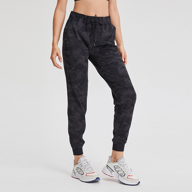 A generation of spring new yoga pants high waist lace-up loose casual toe running sports fitness pants women