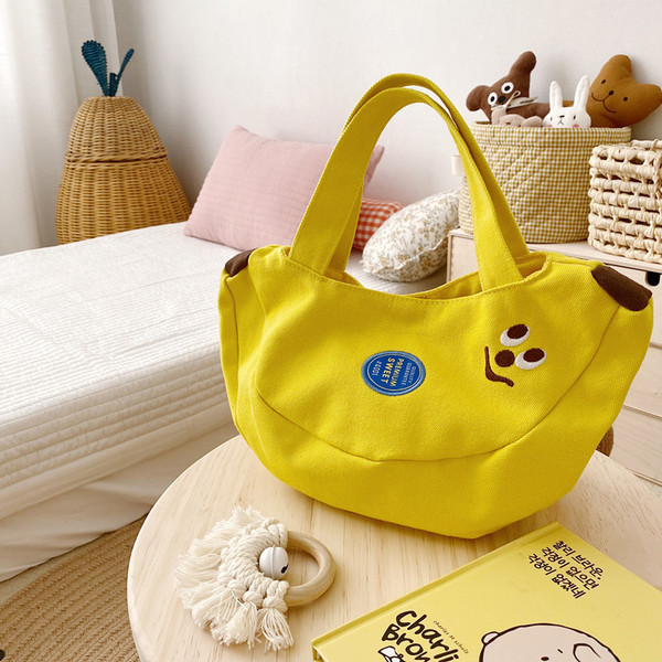 Korean INS Style Children's Banana Bag Portable Small Bag Girl's Small Bag Baby's Coin Purse