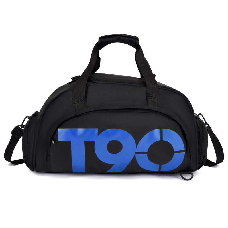 T90 Short Distance Sports Fitness Bag Dry and Wet Separate Travel Bag Foldable Multifunctional Outdoor Luggage Storage Bag