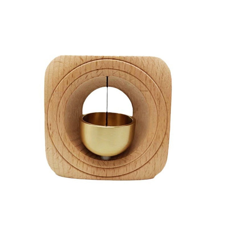Japanese-style dopamine brass doorbell home reminder wind chimes suction door type magnetic suction Bell housewarming gift door hanging decoration batch