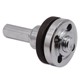 White upper pressure plate + lower pressure plate + single pole