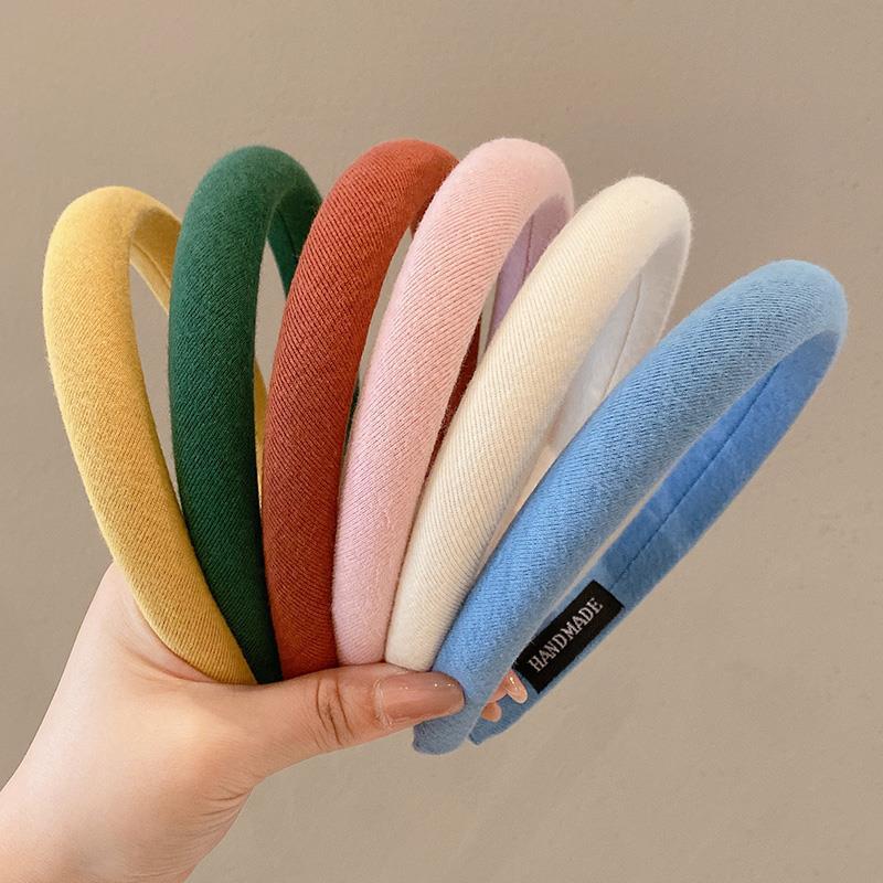 Yu Shuxin same style high Skull top Oval headband Internet celebrity hairpin 2023 New Style face washing headband hair bundle spring headdress