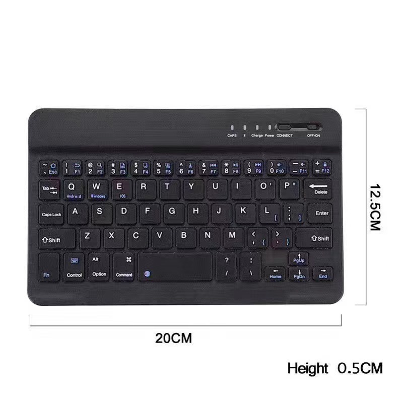 7 inch Bluetooth keyboard color message as above