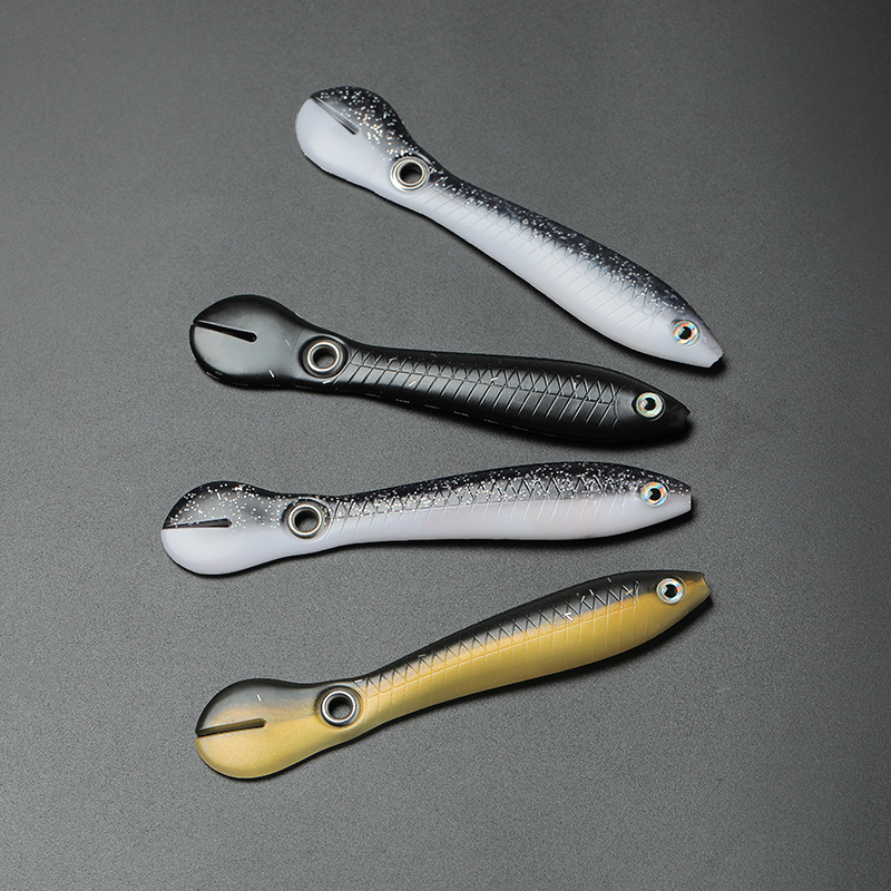 Bionic Soft Bait 10cm/6G wholesale bait Luya fish type small Loach bait explosive fishing black bass Mandarin fish black pit artifact