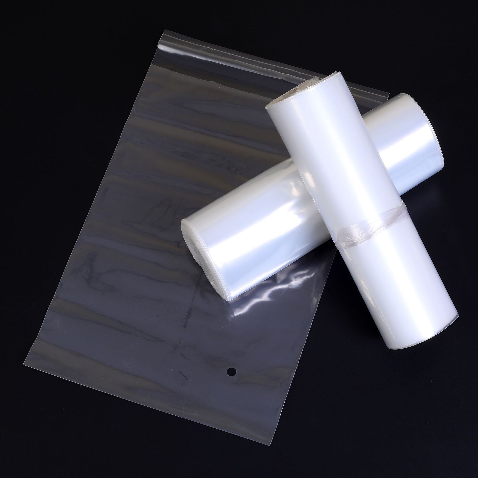 High permeability pe self-adhesive bag garment packaging bag transparent bag PO self-adhesive self-sealing bag high pressure soft plastic bag wholesale