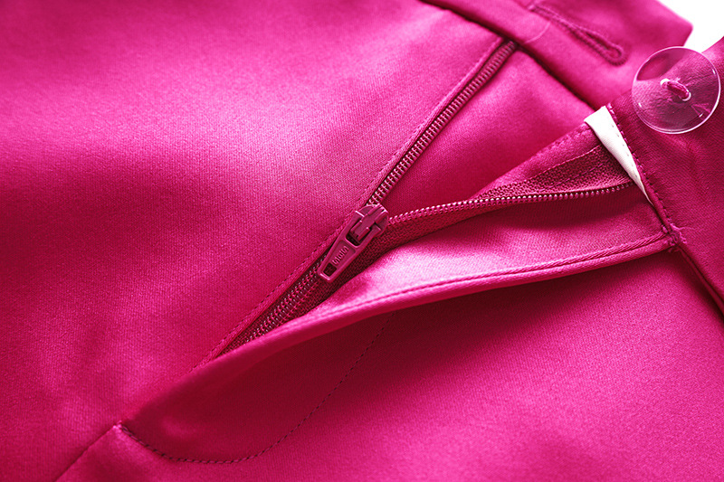 High-end French Retro Spring and Summer Sanding Bright Noodles Niche Design Suit Jacket Vest Skirt Three-piece Set_voghion.com